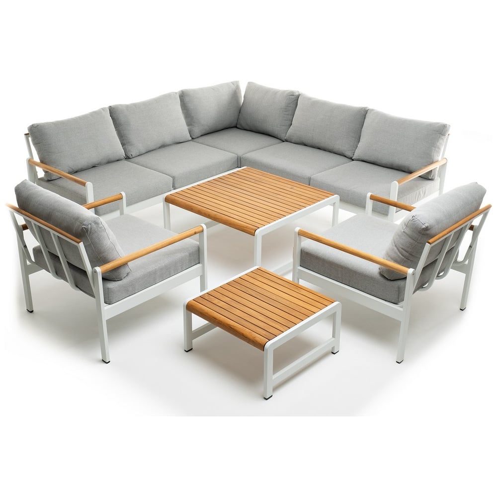 Лаунж зона из алюминия Joygarden MAYA L белый 42100/42101/42102/42103/42103/42104/42105