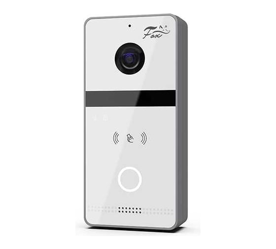 Изображение товара IP видео панель 2.0MP CMOS HD IP со считывателем Mifare карт,POE и WIFI (белая) +звонок FOX (БЕЛАЯ) FX-ICP334RBW