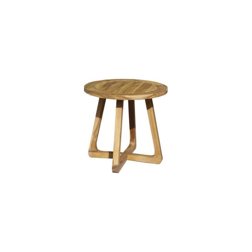 Изображение товара Кофейный стол Joygarden Round 31601 из массива акации бежевый