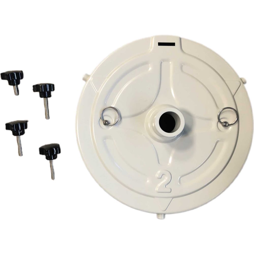 Изображение товара Крышка для бочки WIEDERKRAFT 16-30 кг для нагнетателя смазки WDK-89860