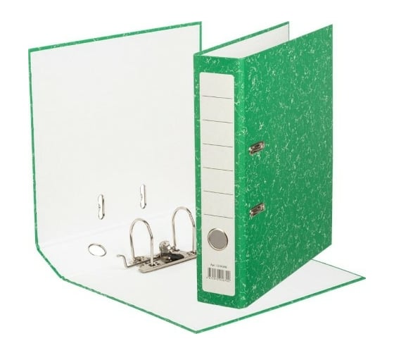 Изображение товара Папка-регистратор Attache Economy без металлического уголка бюджет 75 мм зеленая 1204346