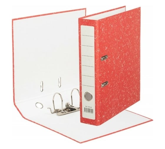 Изображение товара Папка-регистратор Attache Economy без металлического уголка бюджет 75 мм, красная 1204186