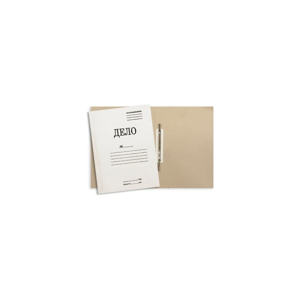 Немелованная папка-скоросшиватель Attache картон цветной немелованный