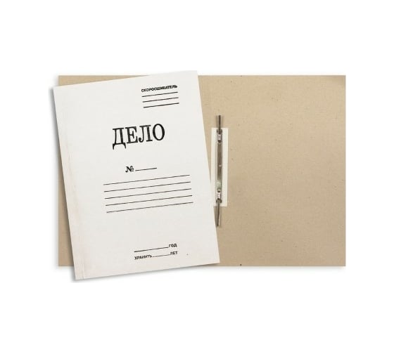 Изображение товара Немелованная папка-скоросшиватель 220 шт в упаковке Attache ДЕЛО 360 г/м2 129