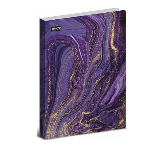 Изображение товара Папка-скоросшиватель Attache Selection Fluid с пружинным механизмом, фиолетовый 1046533