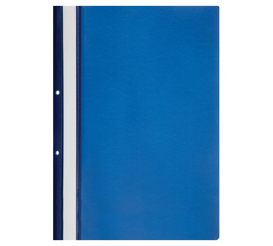Изображение товара Пластиковая папка-скоросшиватель Attache А4 с перфорацией на корешке, синий, 10 шт в упаковке 495380