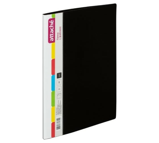 Изображение товара Файловая папка 70 шт в упаковке Attache KT-10/07 черная 50590