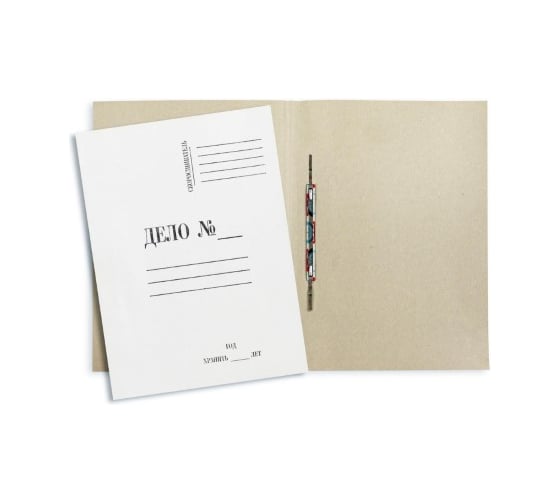 Изображение товара Мелованная папка-скоросшиватель 200 шт в упаковке Attache ДЕЛО 380 г/м2 28142