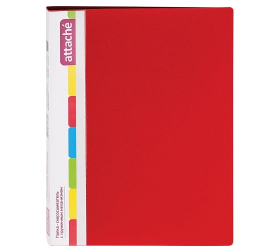 Изображение товара Папка-скоросшиватель 60 шт в упаковке Attache F612/07 с пружинным механизмом 17 мм красный 33055