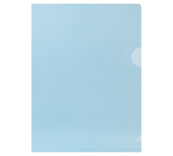 Изображение товара Папка-уголок Attache формат А5, 150 мкм, синий, 20 шт в упаковке 1123167