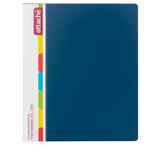 Изображение товара Папка 60 шт в упаковке Attache F5 с металическим скоросшивателем 700 мкм 100 листов песок синий 1210565