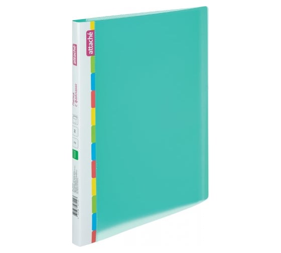 Изображение товара Файловая папка 30 шт в упаковке Attache Diagonal 20 файлов зеленый 391353