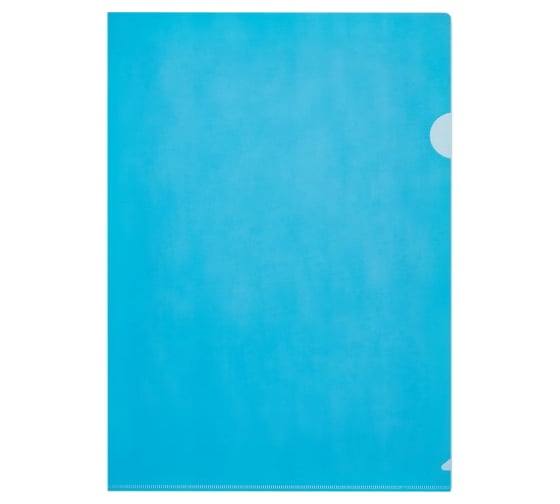 Изображение товара Папка-уголок Attache Economy E-100/295T п/э синяя 10 шт в упаковке 495373