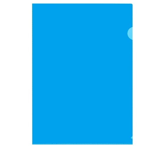 Изображение товара Папка-уголок Attache Элементари 150 мкм, синий 20 шт в упаковке 1026498