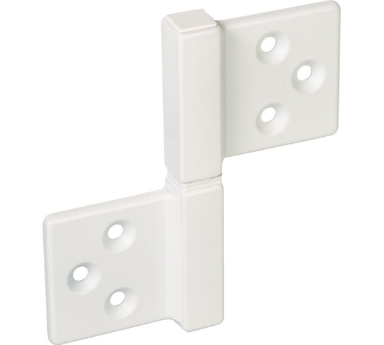 Изображение товара Дверная петля ALDEGHI LUIGI SPA накладная 38х32х12 мм, к-т: 1 шт. + монтажный набор 143BO032_Q