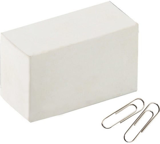 Изображение товара Никелированные скрепки Attache Economy 28 мм, 100 шт в картонной упаковке 900308