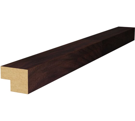 Изображение товара Торцевая рейка Cosca Decor 25x19x1350 мм, МДФ, дуб барон темный 00-00076271