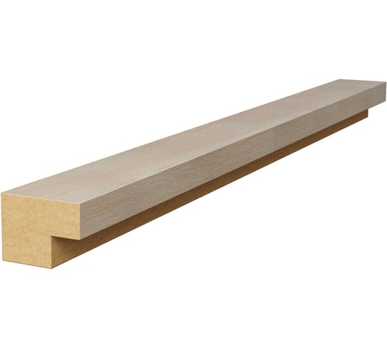 Изображение товара Торцевая рейка Cosca Decor 25x19x2750 мм, МДФ, ясень тирамису 00-00076264