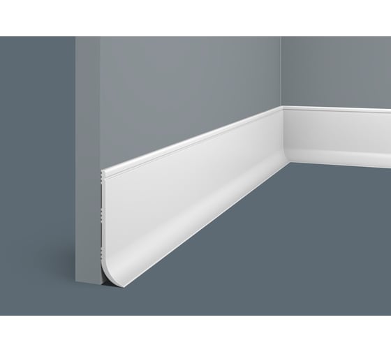 Изображение товара Плинтус Cosca Decor 80x18x2000 мм, экополимер, PL003 00-00081049