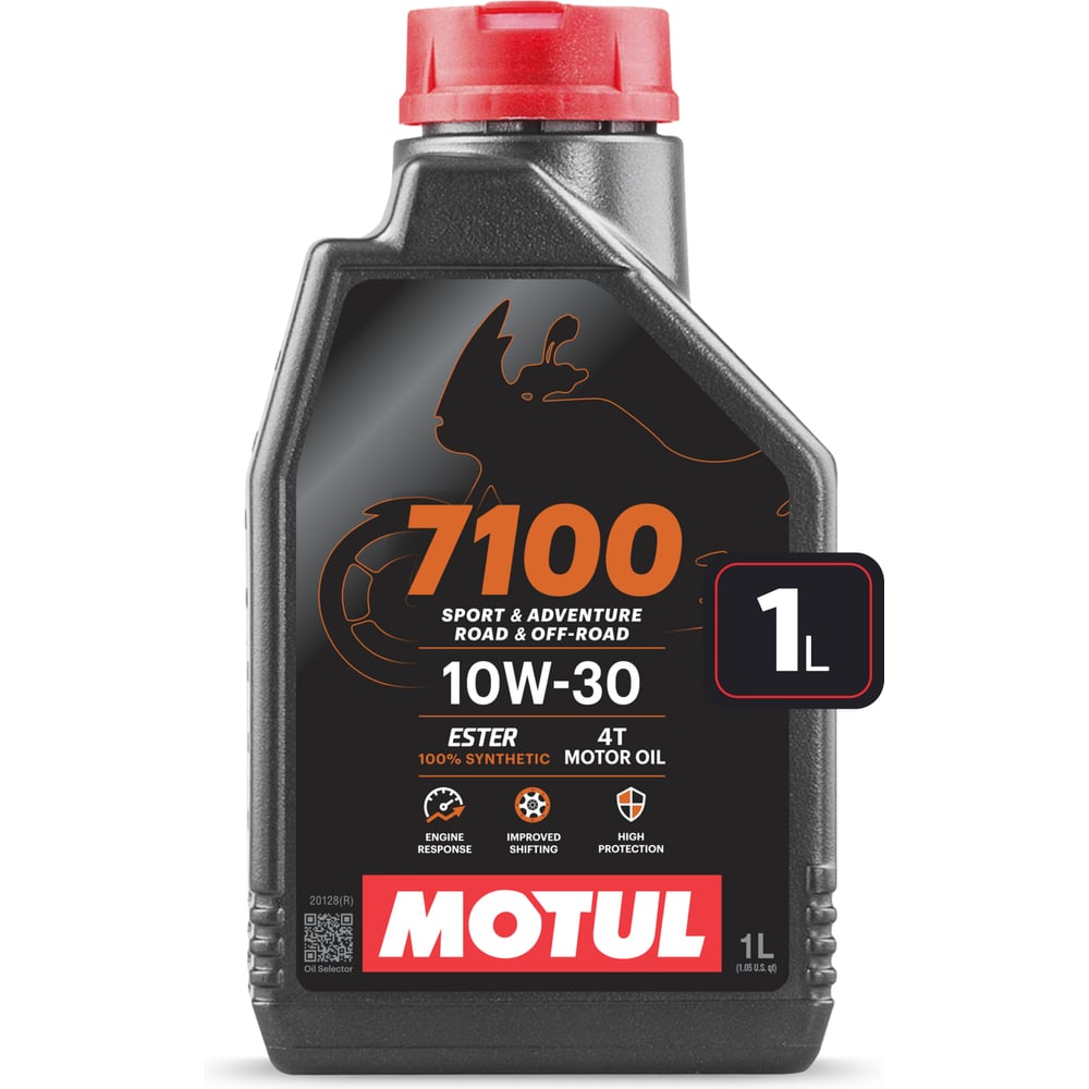 Изображение товара Моторное масло MOTUL 7100 4T 10W30 1 л синтетика для мотоциклов