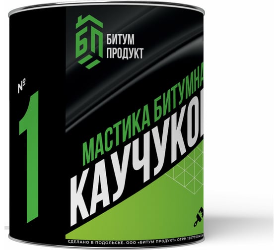 Изображение товара Битумно-каучуковая мастика БИТУМ ПРОДУКТ СБС Жидкая резина 2 кг BP-12