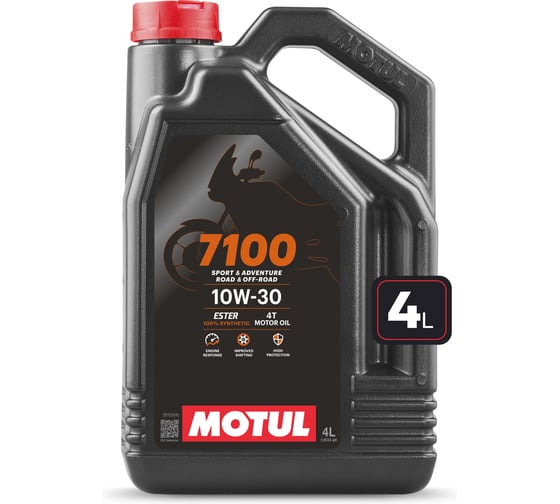 Изображение товара Моторное масло MOTUL 7100 4T 10W30 4 л 113200