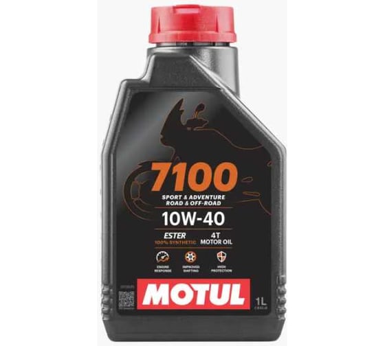 Изображение товара Моторное масло MOTUL 7100 4T 10W40 1 л 112874