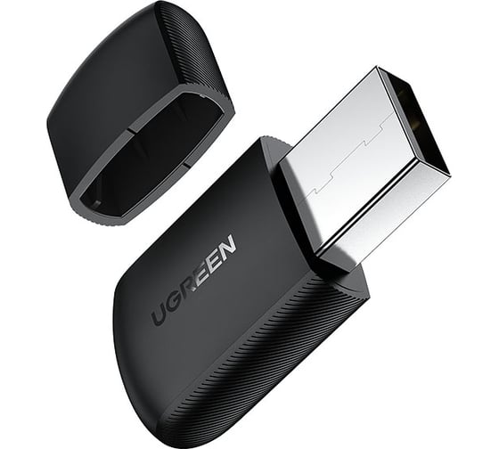 Изображение товара Адаптер двухдиапазонный Ugreen CM448 (20204) AC650 11ac Dual-Band Wireless USB Adapter. Цвет: черный 20204_