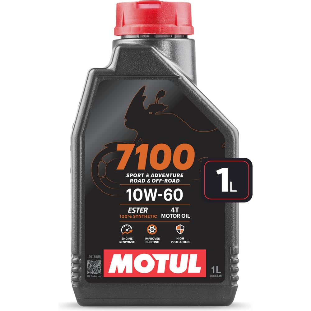 Изображение товара Моторное масло MOTUL 7100 4T 10W60 1 л 113201