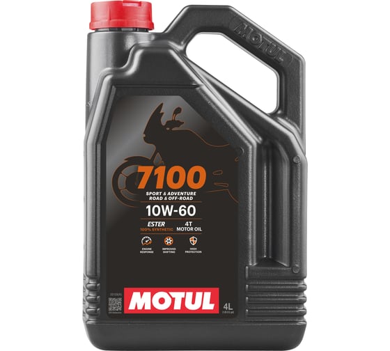 Изображение товара Моторное масло MOTUL 7100 4T 10W60 4 л 113206