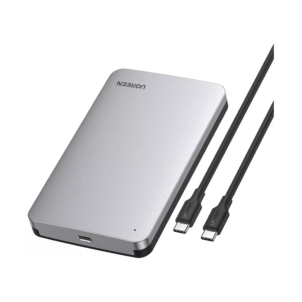 Изображение товара Бокс внешний для жесткого диска Ugreen CM300 2.5-Inch SATA External Hard Drive Enclosure, цвет: серый 70499