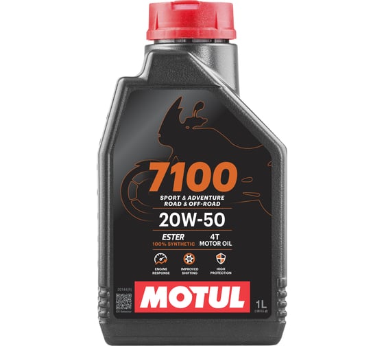 Изображение товара Моторное масло MOTUL 7100 4T 20W50 1 л 112908