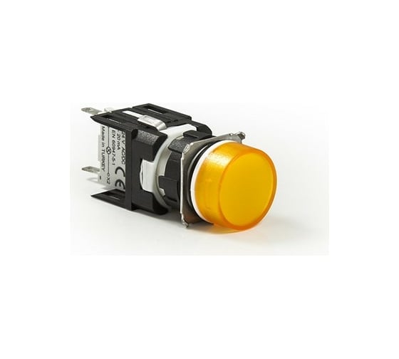 Изображение товара Сигнальная арматура Emas 16 мм, круглая 12-24 AC/DC жёлтая D080YXS
