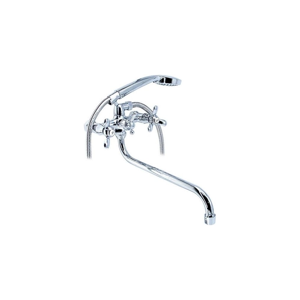 Изображение товара Смеситель для ванны DORON DВ 1306-30S двухрычажный хромированный