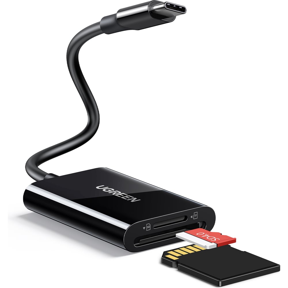 Изображение товара Многофункциональный кардридер Ugreen CM265 USB-C для SD и TF карт