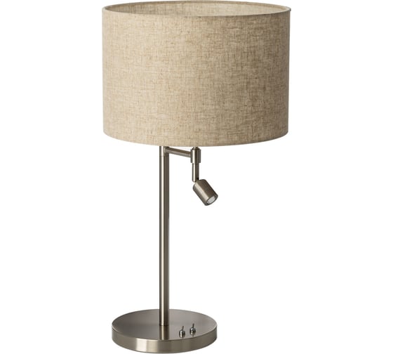 Изображение товара Настольная лампа с бежевым абажуром Citilux DUPLET CL801011