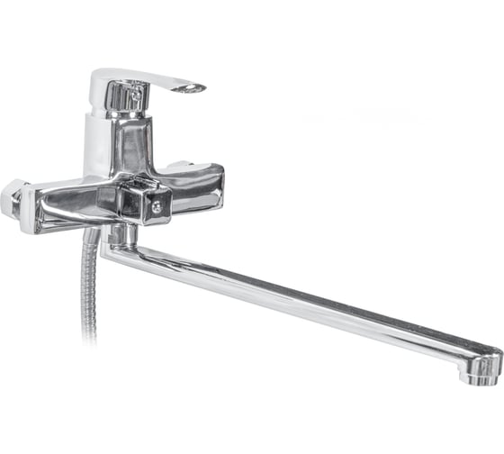 Изображение товара Смеситель для ванны DORON DВ 2145-35L, шаровый, хром, излив 350 мм, лейка 1 режим 016314