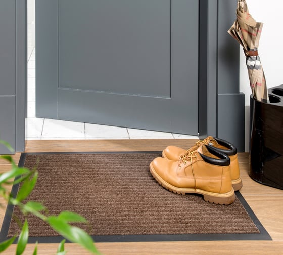 Изображение товара Придверный коврик Велий Техно коричневый 60х90 Т33Р0609
