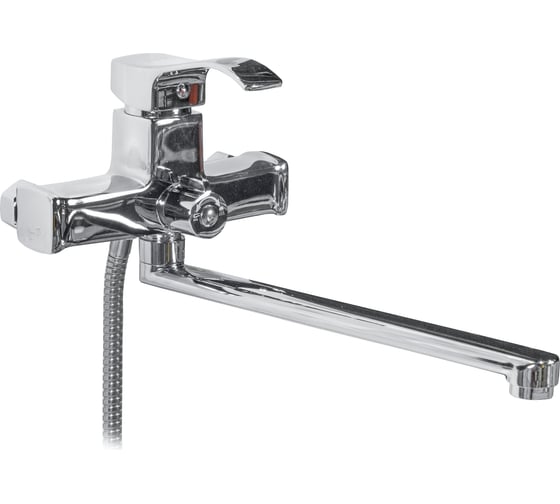 Изображение товара Смеситель для ванны DORON DВ 2147-30L, шаровый, хром, излив 300 мм, лейка 1 режим 016320