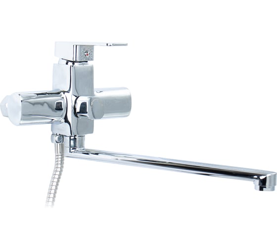 Изображение товара Смеситель для ванны DORON DВ 2146-30L, шаровый, хром, излив 300 мм, лейка 1 режим 016317