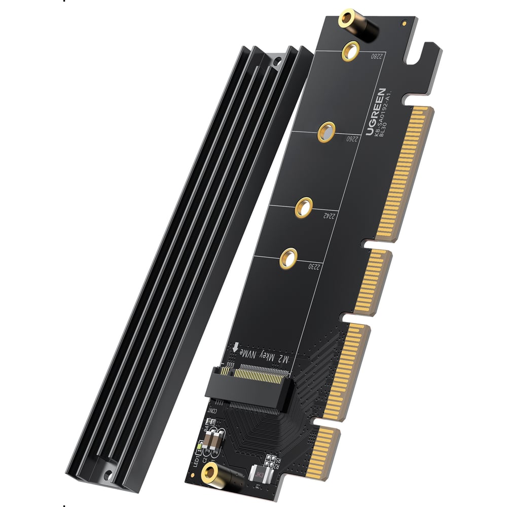 Изображение товара Плата расширения PCIe 4.0 to M.2 NVMe Ugreen CM465 30715 черная