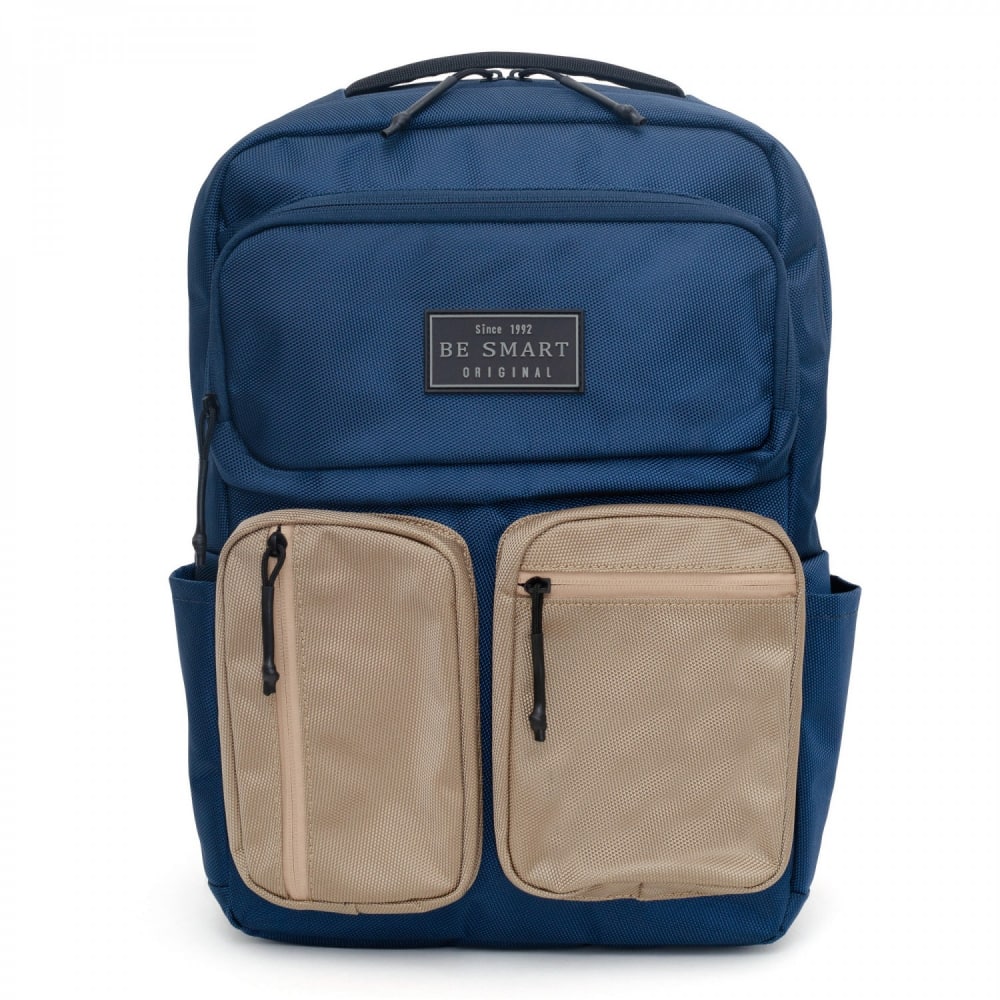 Рюкзак Be smart сумка спортивная на молнии регулируемый ремень синий