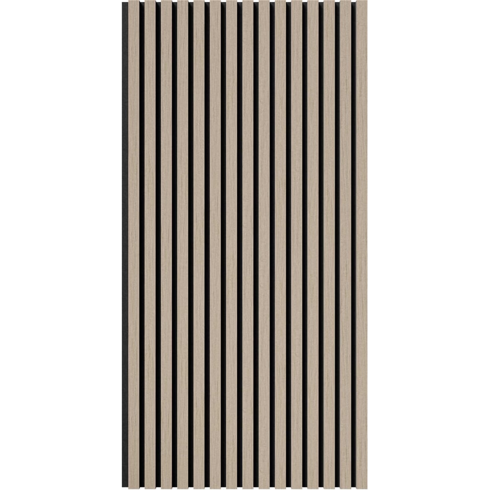 Изображение товара Акустическая панель Cosca Decor черный войлок с дубовым шпоном 1200x600 мм