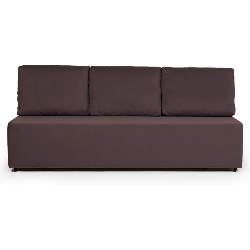 Изображение товара Диван-кровать Divan24 Крит велюр кофейный двуспальный раскладной