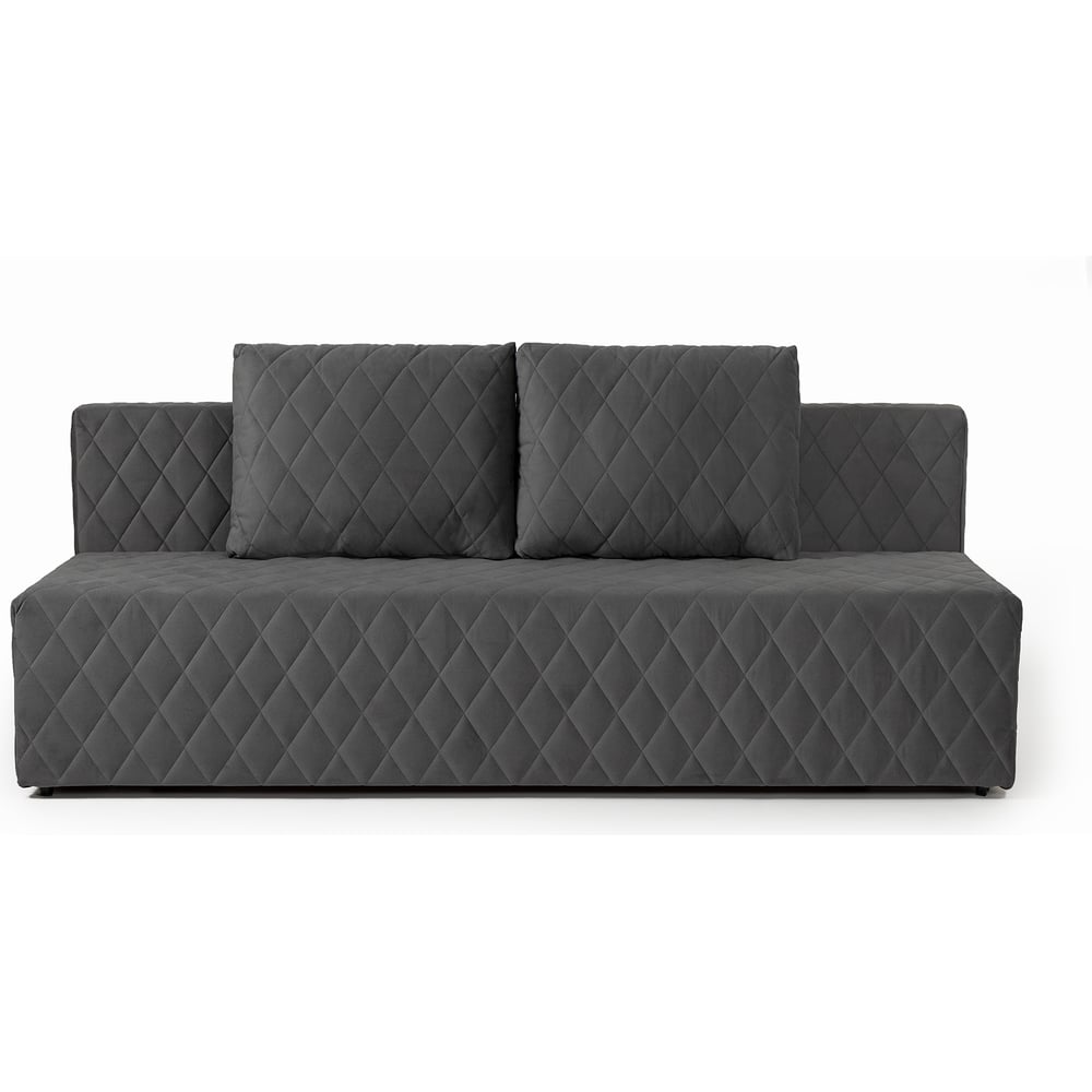 Изображение товара Диван-кровать Модель Марбелья двухспальный раскладной серый велюр современный стиль