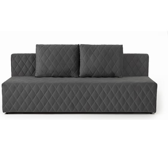 Изображение товара Диван-кровать Divan24 Марбелья двуспальный раскладной для дома и дачи в гостиную серый велюр 30033337