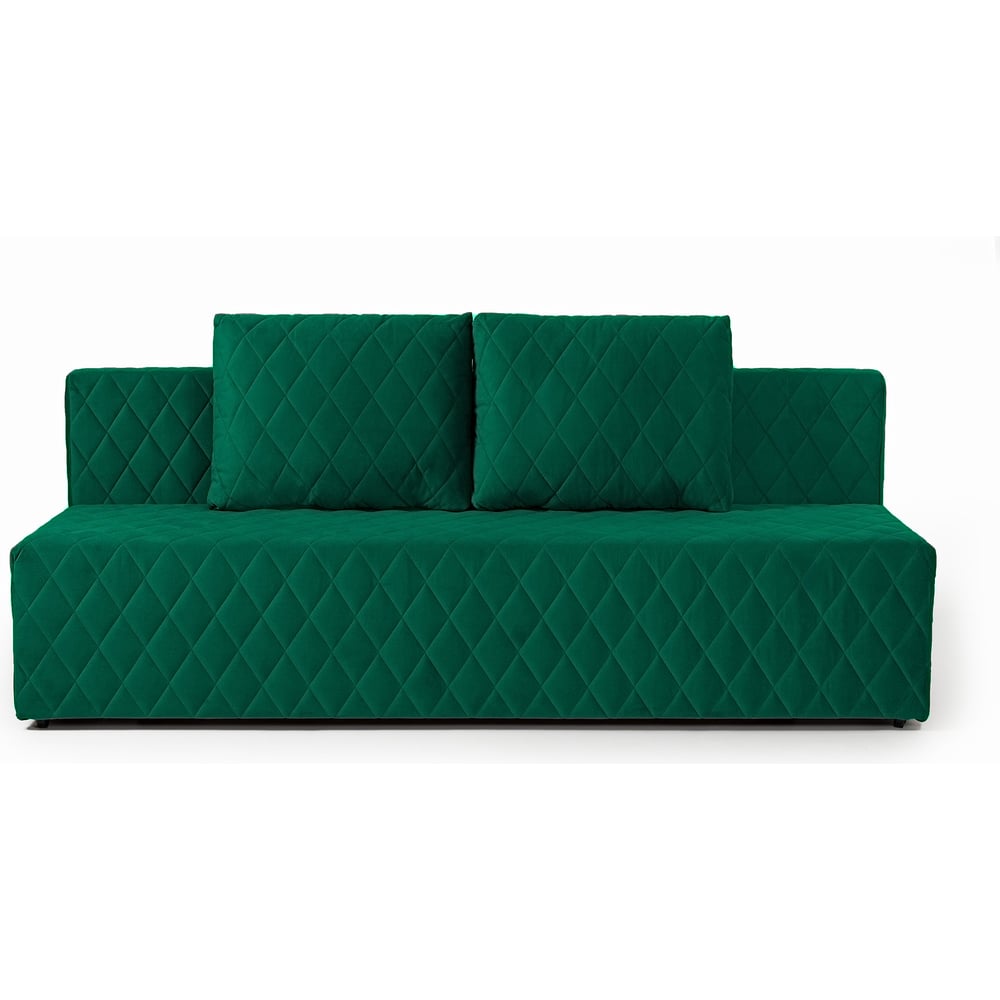 Изображение товара Диван-кровать Марбелья двуспальный раскладной зеленый велюр современный стиль