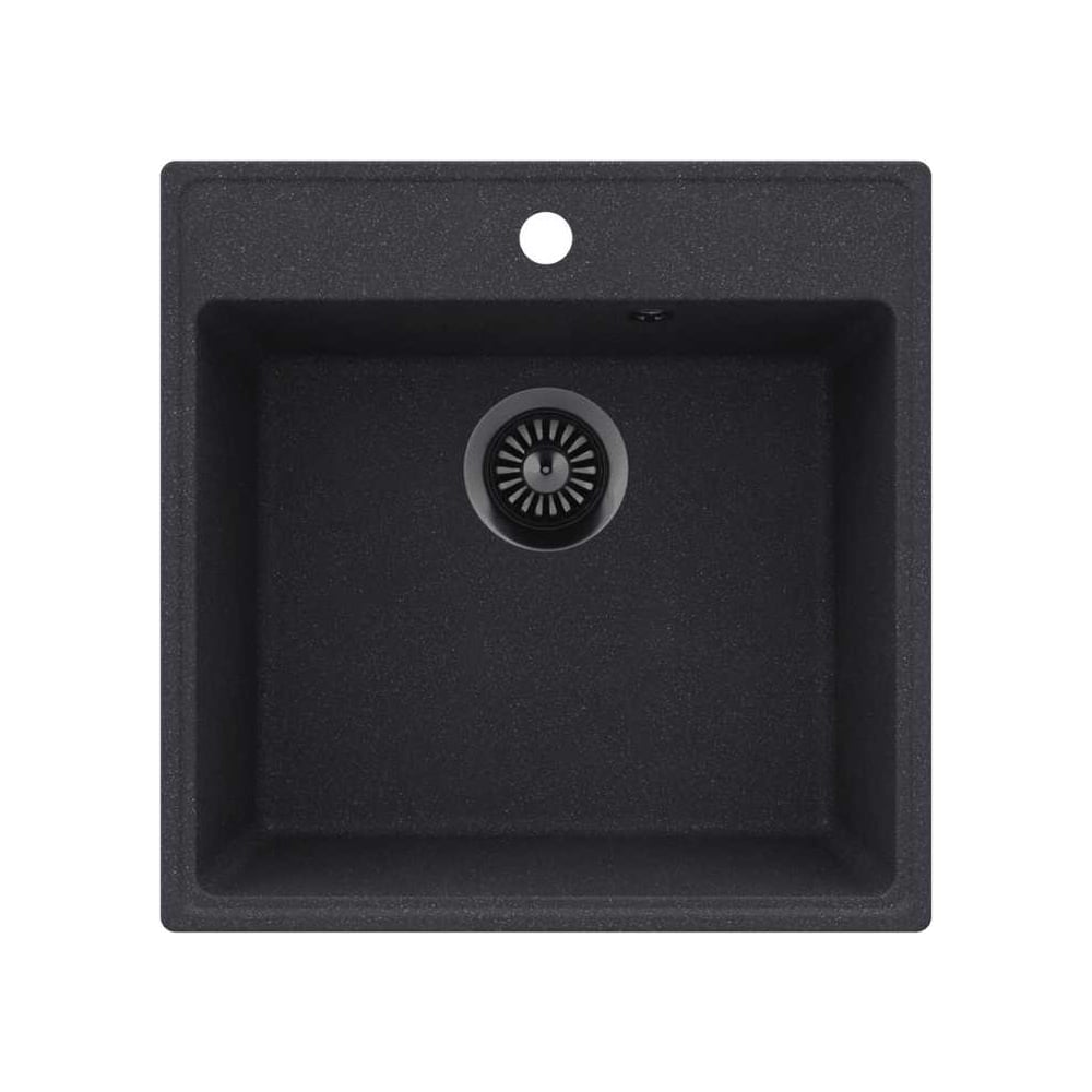 Изображение товара Кухонная мойка MAUNFELD Perla 505 из кварцевого композита темно-серого цвета