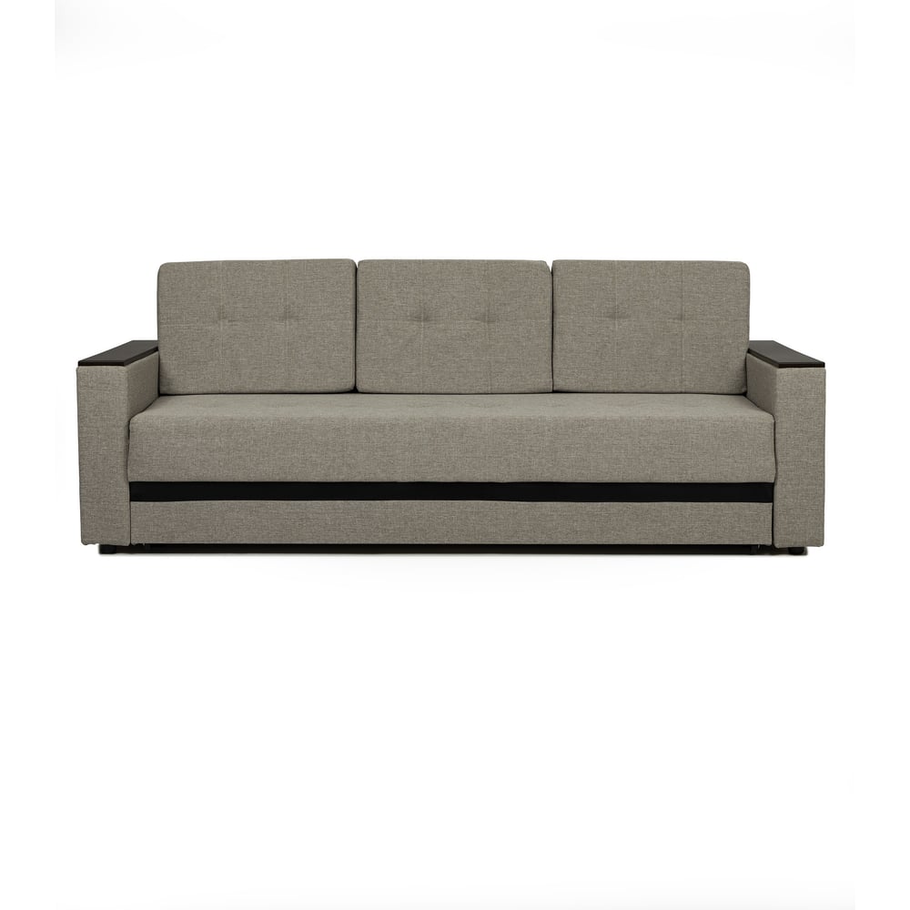 Изображение товара Диван-кровать Мичиган бежевый рогожка еврокнижка 2 спальных места