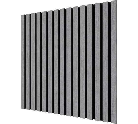 Изображение товара Акустическая панель Cosca Decor черный войлок, 600x600x21 мм, шпон дуб ардженто 00-00078916